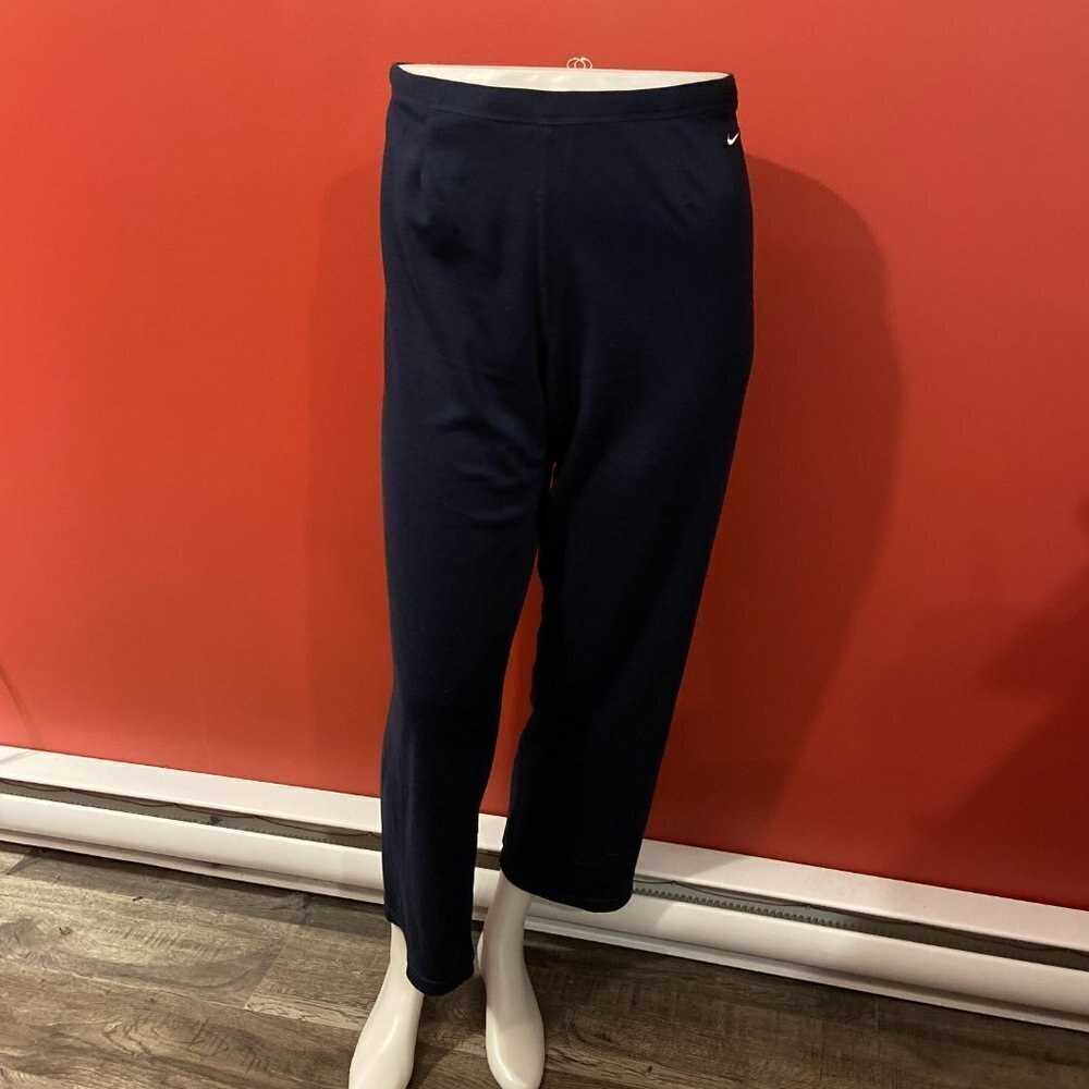 NIKE Vintage Women's Navy Wide Leg Yoga Pant - Size Small (4-6)